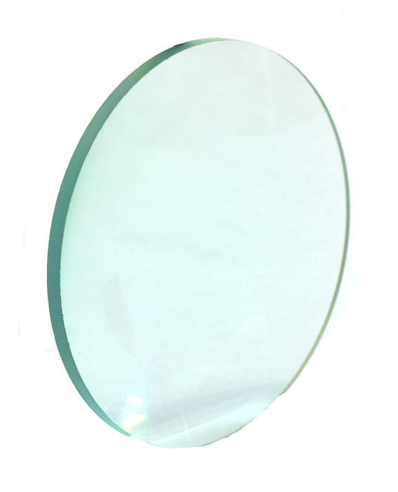 Double Convex Lens, 200mm Focal Length, 3" (75mm) Diameter - Spherical, Optically Worked Glass Lens - Ground Edges, Polished - Great for Physics Classrooms - Eisco Labs