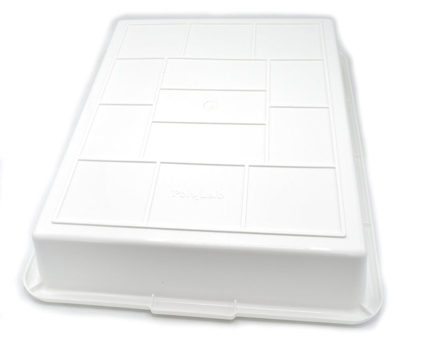 Laboratory Tray, 18.5 Inch - Chemical & Temperature-Resistant - Easy to Clean - Polypropylene - Eisco Labs