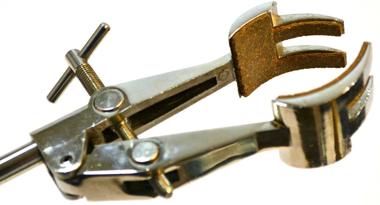 Eisco Labs 4 Prong, Chrome Plated Retort Clamp