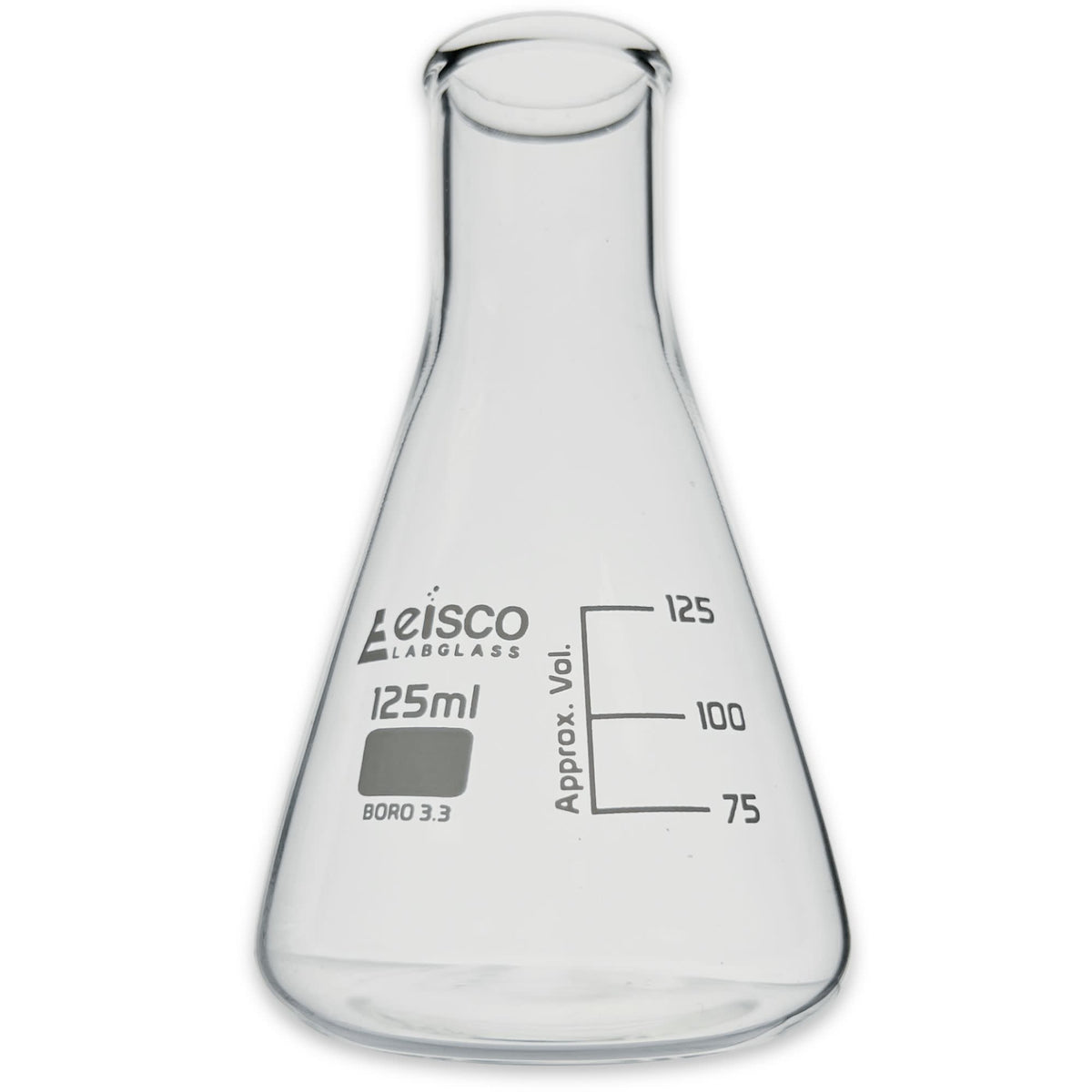Erlenmeyer Flask, 50ml - Borosilicate Glass - Wide Neck, Conical Shape - View #6