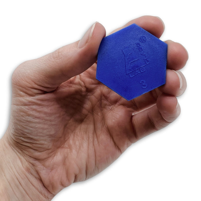 Eisco Labs - Pack of 10 Plastic Snap Caps for 50mL Volumetric Flask, Size No. 3, Compatible with Eisco Labs CH0444A Volumetric Flasks, Secure Airtight Seal for Solution Preparation and Storage in Laboratory Settings