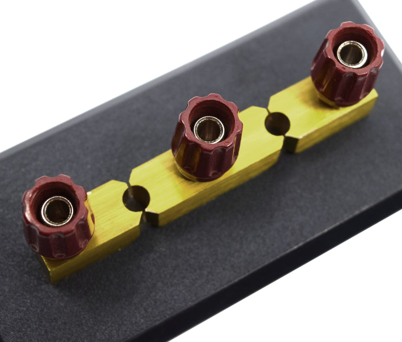 Two Way Copper Plug Key Switch, 4mm Terminals with 2 Removable Plugs - Eisco Labs