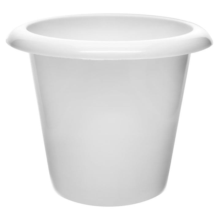 Plant Nursery Pot, 11" Tall - Polypropylene - Downward Extended Rim - Drillable Drain Holes
