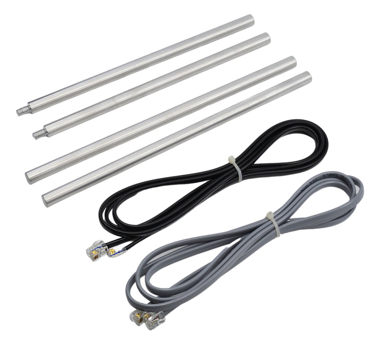 20 Piece Complete Photogate System Kit - For Use in Accurate Timing & Various Experiments - With Interrupter Plates & Activity Guide - Eisco Labs