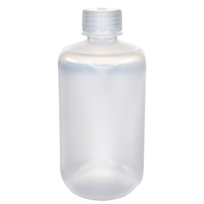 Eisco - Bulk Pack of 250, 250mL Narrow Mouth Polypropylene Translucent Reagent Bottles with Polypropylene Caps, Non-Sterile, Autoclavable, Leakproof, Laboratory Storage Bottles, 0-135°C Temperature Range