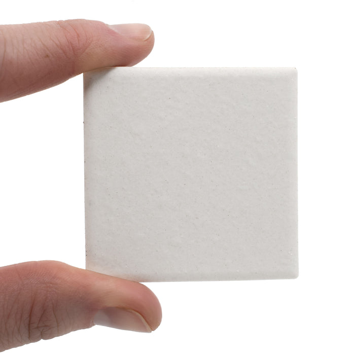 12PK Streak Plates - For Testing Rocks & Specimens - Off-White Unglazed Porcelain - Great for Science Classrooms - Class Pack - Eisco Labs