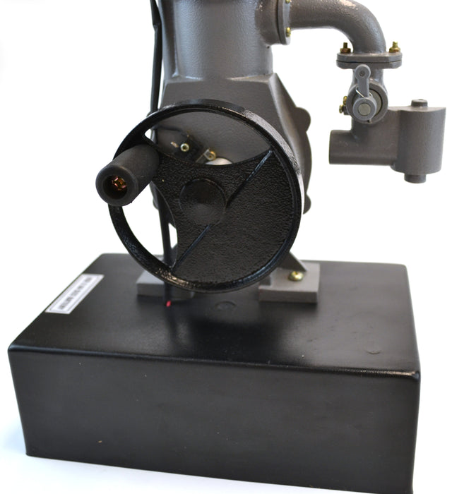 2 Stroke Gasoline Hand Crank Engine Model with Actuating Movable Parts to Demonstrate Engine Basics - 14" Tall - Eisco Labs