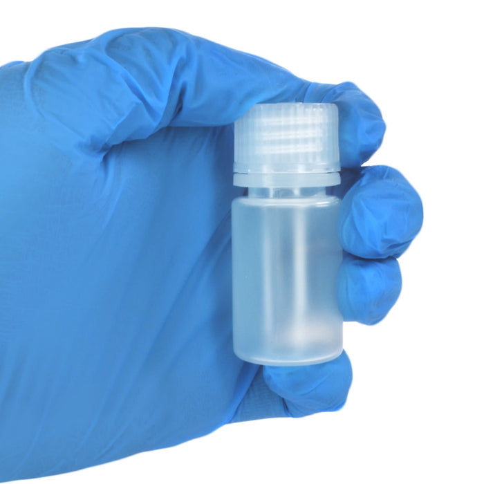 Eisco - Bulk Pack of 2000, 15mL Narrow Mouth Polypropylene Translucent Reagent Bottles with Polypropylene Caps, Non-Sterile, Autoclavable, Leakproof, Laboratory Storage Bottles, 0-135°C Temperature Range