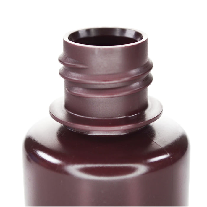 Eisco - Bulk Pack of 1000 30mL Narrow Mouth HDPE Amber Reagent Bottles with Polypropylene Caps, Non-Sterile, Lab Containers for Light-Sensitive Substances, -100 to 120°C Temperature Range