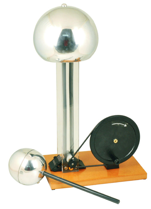 Hand Crank Van De Graaf Generator, 9.8" Sphere