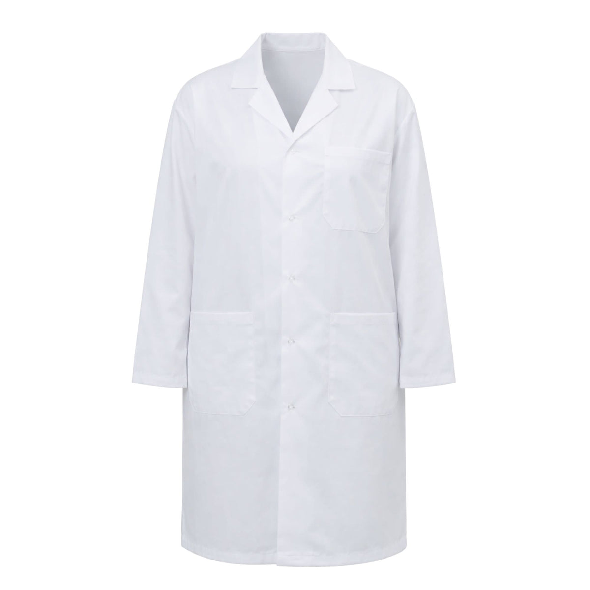 Eisco Adult Large Professional Grade Poly-Cotton Lab Coat – Durable Sn ...