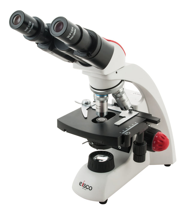 Premium Binocular Stereo Microscope, Dual Magnification, Dual Illumination - Eisco Labs