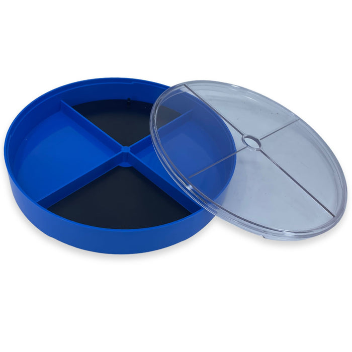 Eisco Labs - Choice Chamber 180x35mm - 4-Compartment Behavior Experiment Tool with Transparent Lid for Biology Studies, Classroom Demos, and Scientific Observations - Durable Educational Lab Equipment