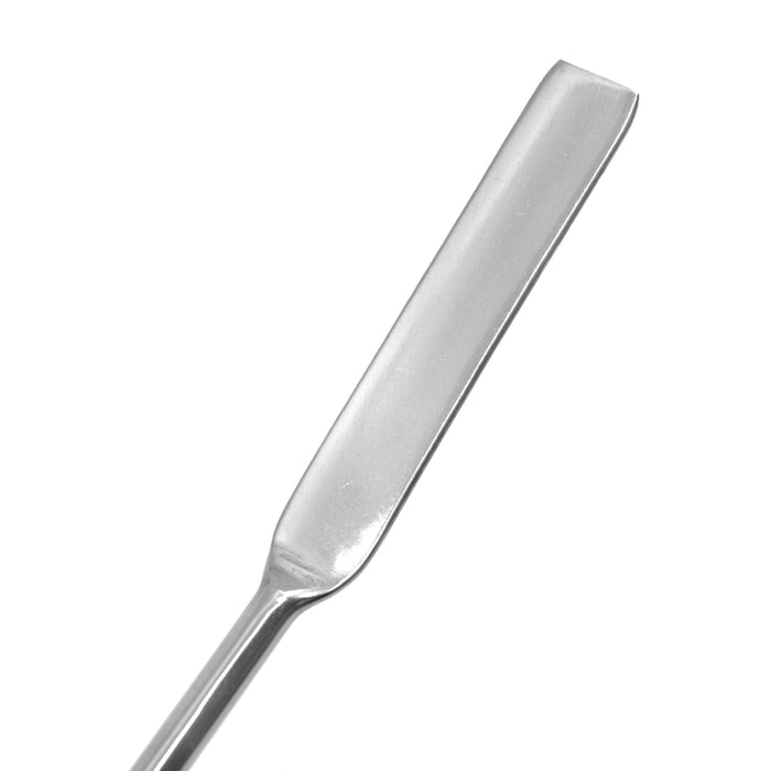 6PK Chattaway Spatulas, 7.9" - Stainless Steel, Polished - Flat End, Bent End