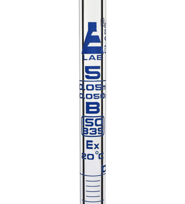 Serological Pipette, 5ml - Class B, Tolerance ±0.050ml  - Borosilicate 3.3 Glass
