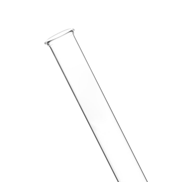 Eisco Labs 15mL Heavy Wall Test Tubes with Beaded Rim - Pack of 100 - Borosilicate Glass, Durable Lab Glassware for Scientific Research and Experiments