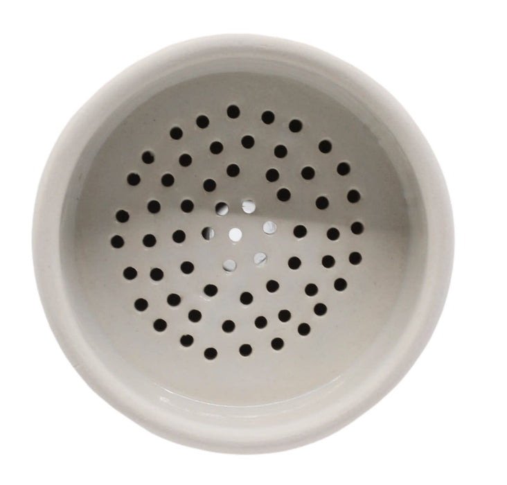 Buchner Funnel, 7.5cm - Porcelain - Straight Sides, Perforated Plate