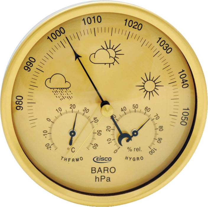 Eisco Labs 3 in 1 Weather Station - 5.12" Diameter
