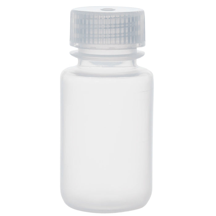 Eisco - 60mL Wide Mouth Polypropylene Translucent Reagent Bottles with Polypropylene Caps, Pack of 12, Non-Sterile, Autoclavable, Leakproof Laboratory Storage Bottles, 0-135°C Temperature Range