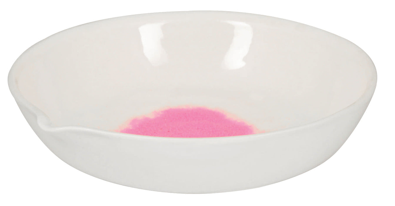 Eisco Labs Evaporating Basin - Porcelain - Flat Form with Spout - 100ml
