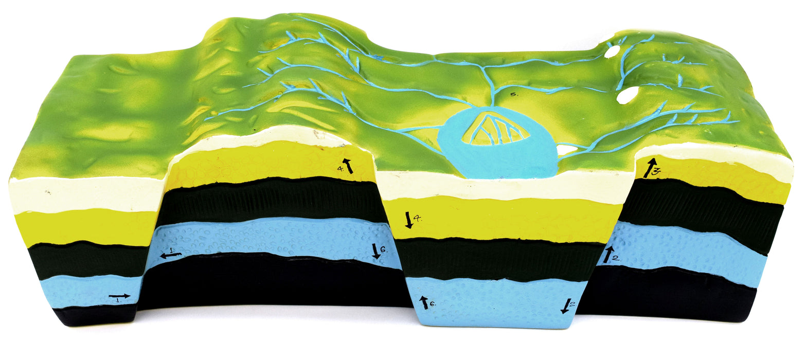 Fold & Fault Model - Geology Tectonics Study Model - Eisco Labs
