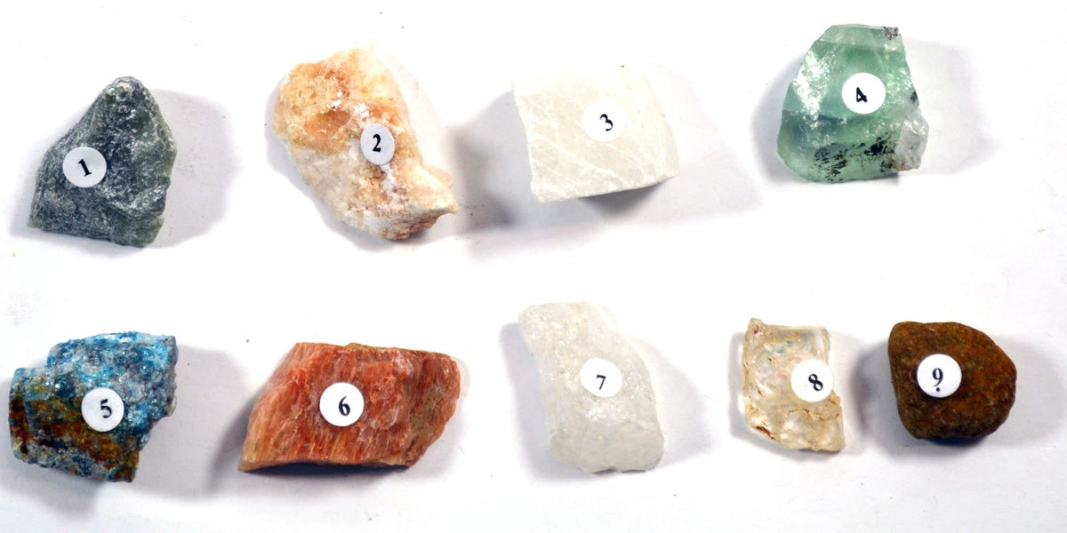 Mohs Test Kit Complete Mohs Hardness Test Kit With 10 Rocks & Streak ...