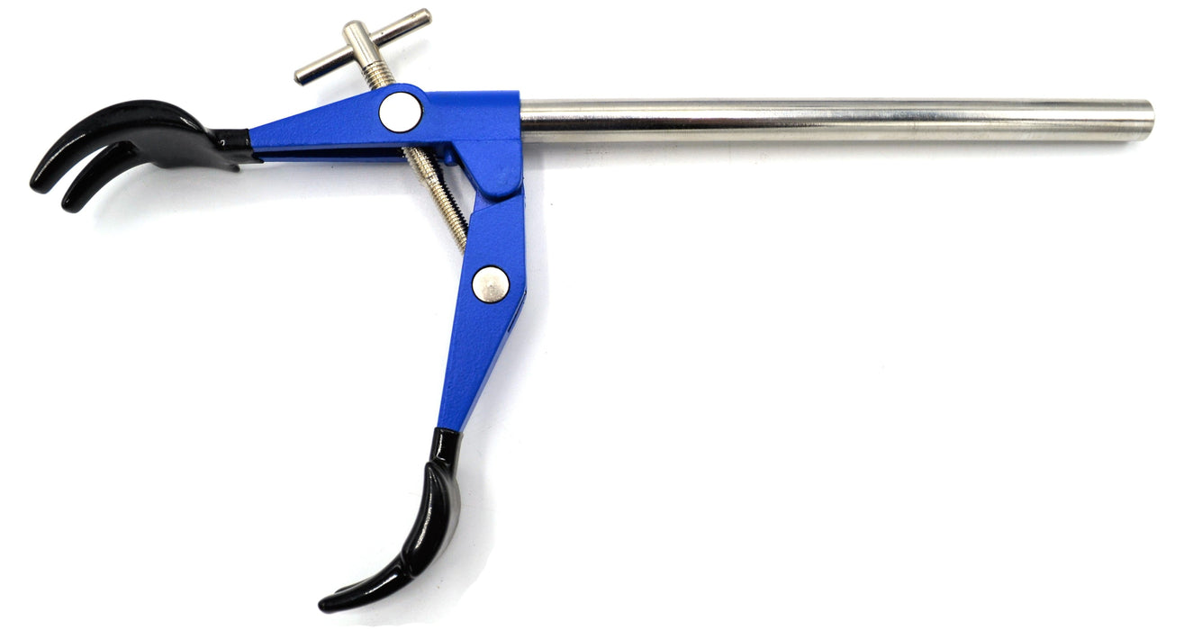 4 Prong, Vinyl Coated Clamp, Stainless Steel Rod - 4.1" Max Opening