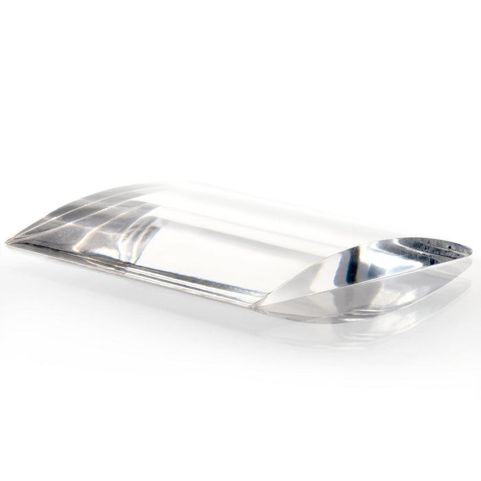Eisco - Replacement Cylindrical Acrylic Lens for Ray Boxes, 2" x 1.75", Clear Lens for Optical Demonstrations, Refraction & Light Experiments, Classroom, Laboratory & Photography Use