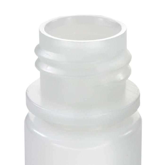 Eisco - Pack of 12, 15mL Narrow Mouth HDPE Translucent Reagent Bottles with Polypropylene Caps, Non-Sterile, Leak-Proof, Chemical Resistant, -100 to 120°C Temperature Range, Laboratory Storage and Transport