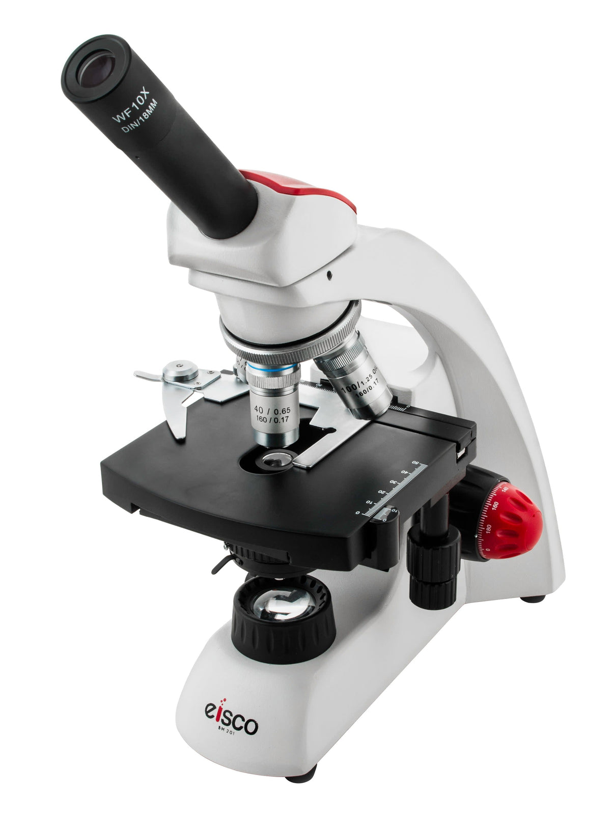 Premium Advanced Monocular Microscope, 360 Degree Rotatable Head, Colo ...