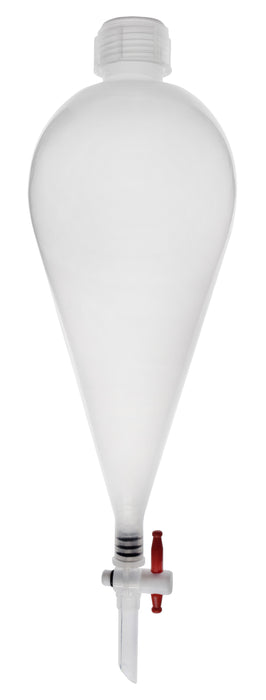 Separatory Funnel, 500mL - Polypropylene Plastic - Ungraduated