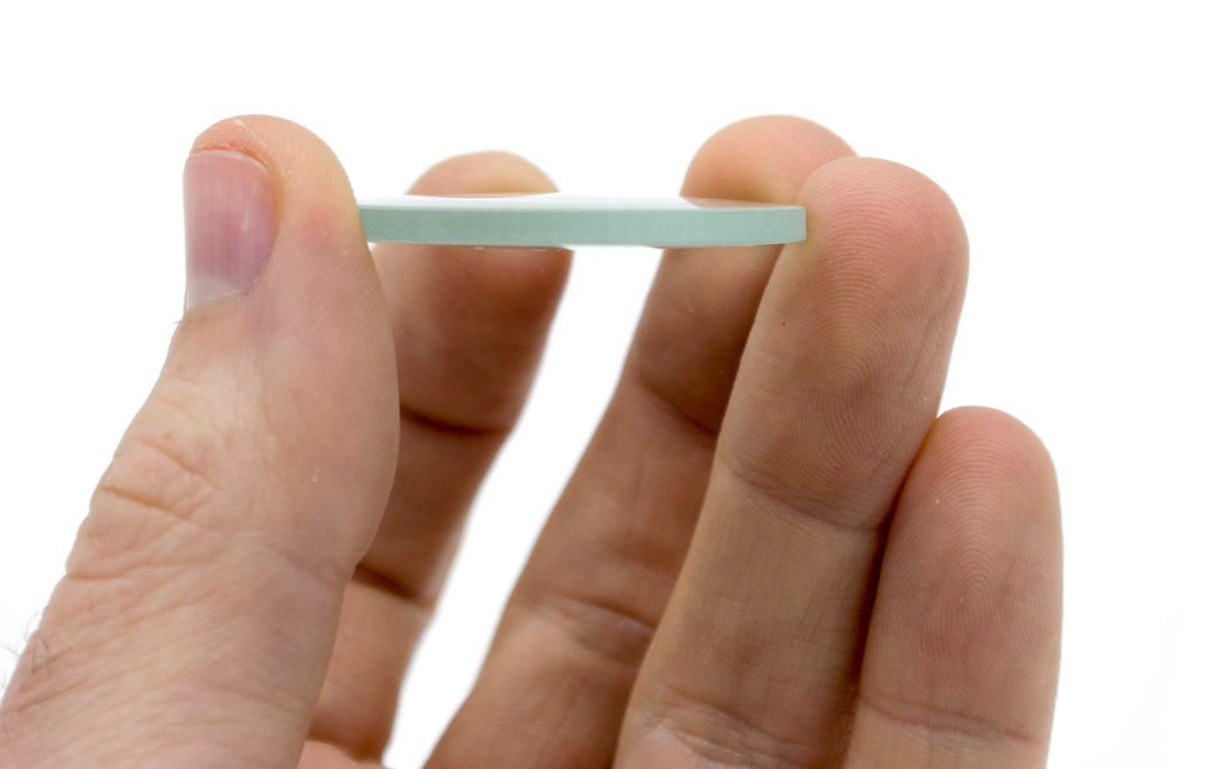 Double Convex Lens, 250mm Focal Length, 1.5" (38mm) Diameter - Spherical, Optically Worked Glass Lens - Ground Edges, Polished - Great for Physics Classrooms - Eisco Labs