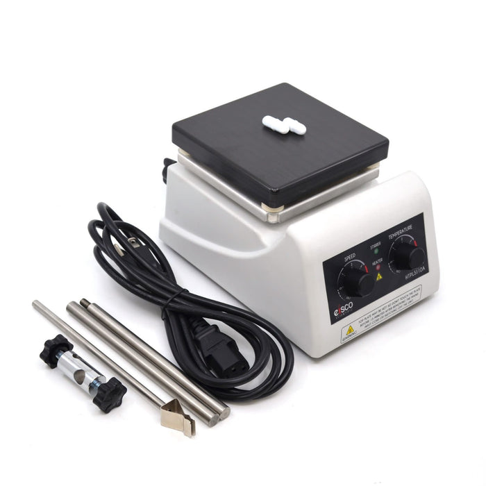 Eisco Endurance Hot Plate Stirrer - 250W Lab Heating & Stirring, Up to 320°C, 100-2000 RPM, Teflon-Coated Plate, 2L Capacity