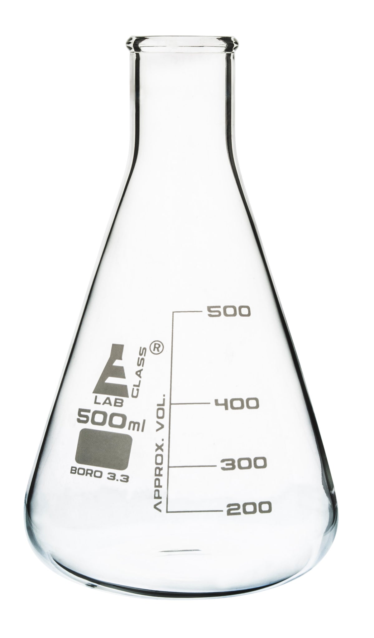 Erlenmeyer Flasks, 500mL - Narrow Neck