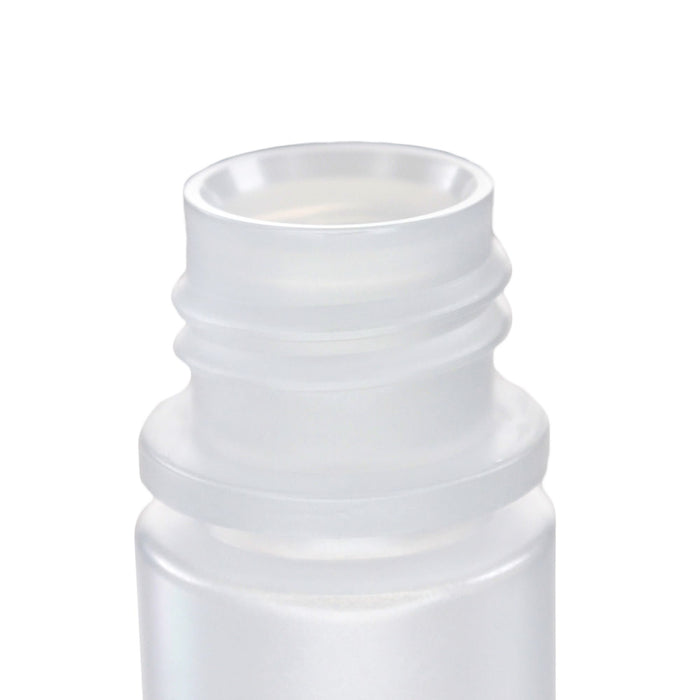 Eisco - Pack of 12, 8mL Narrow Mouth LDPE Translucent Reagent Bottles with Polypropylene Caps, Non-Sterile, Leak-Proof, Chemical Resistant Laboratory Storage Bottles, -100 to 80°C Temperature Range