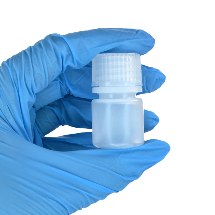 Eisco - Pack of 12, 8mL Narrow Mouth LDPE Translucent Reagent Bottles with Polypropylene Caps, Non-Sterile, Leak-Proof, Chemical Resistant Laboratory Storage Bottles, -100 to 80°C Temperature Range