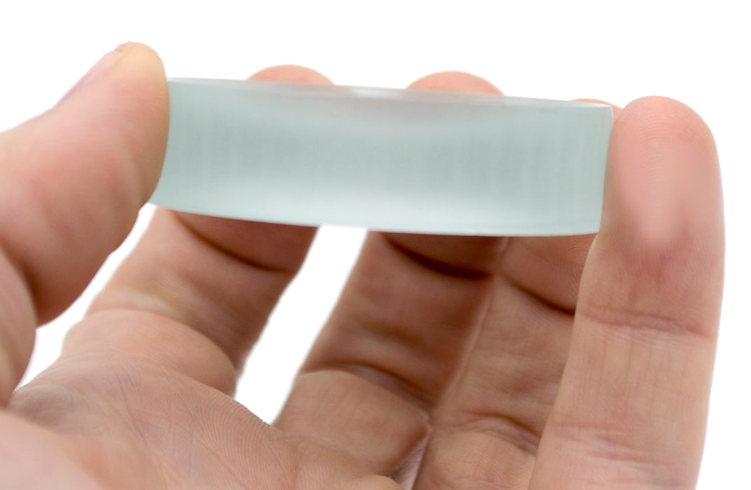 Double Concave Lens, 50mm Focal Length, 2" (50mm) Diameter - Spherical, Optically Worked Glass Lens - Ground Edges, Polished - Great for Physics Classrooms - Eisco Labs