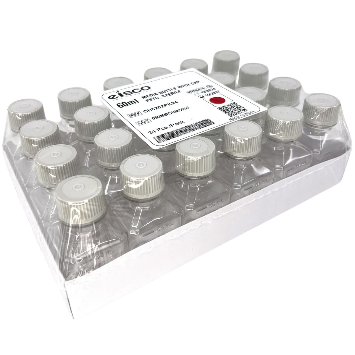 Sterile Media Bottles Eisco 2L Sterile PETG Media Bottles - Pack Of 6 ...