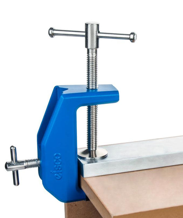 Heavy Duty Table Clamp - Vinyl Coated Grip - Rod/Pulley Holder