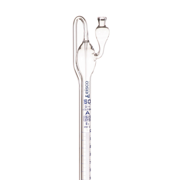 Automatic Zero Burette, 50ml - Class A - 34/35 Joint Size - 0.05±ml Tolerance, 0.10ml Sub. Divisions - 2000ml Reservoir Capacity - Eisco Labs