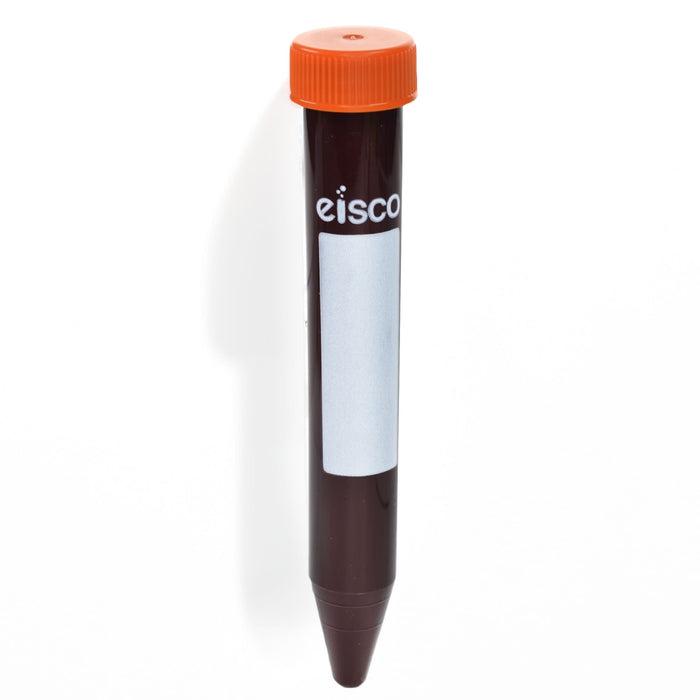 Eisco - Pack of 25, 15mL Sterile Amber Centrifuge Tubes, Polypropylene, Flat Cap, Lab-Grade