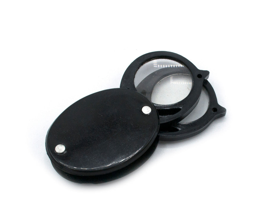 Magnifier, Double Folding, 7x Magnification - 25mm Lens - Eisco Labs