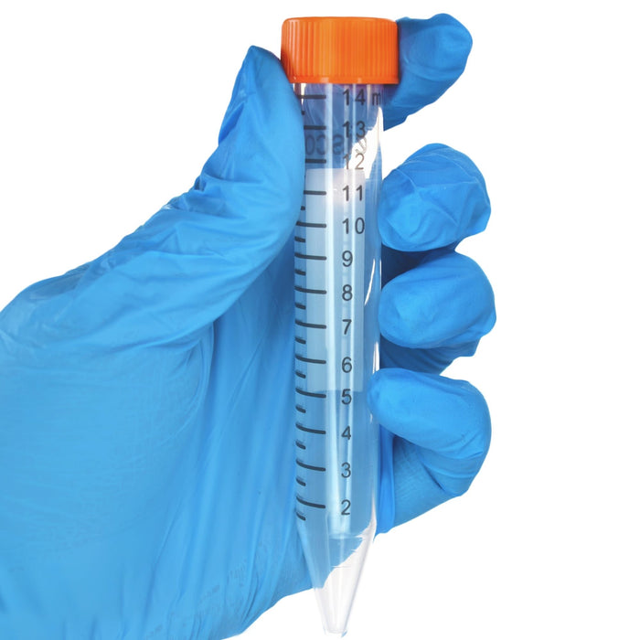 Eisco - Pack of 25, 15mL Sterile Centrifuge Tubes, Polypropylene, Flat Cap, Lab-Grade, Individually Wrapped