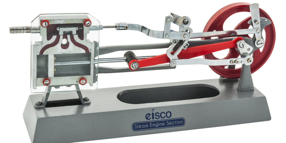 Steam Engine Model - Working Piston, Slide Valve, and Link Motion - Ei ...