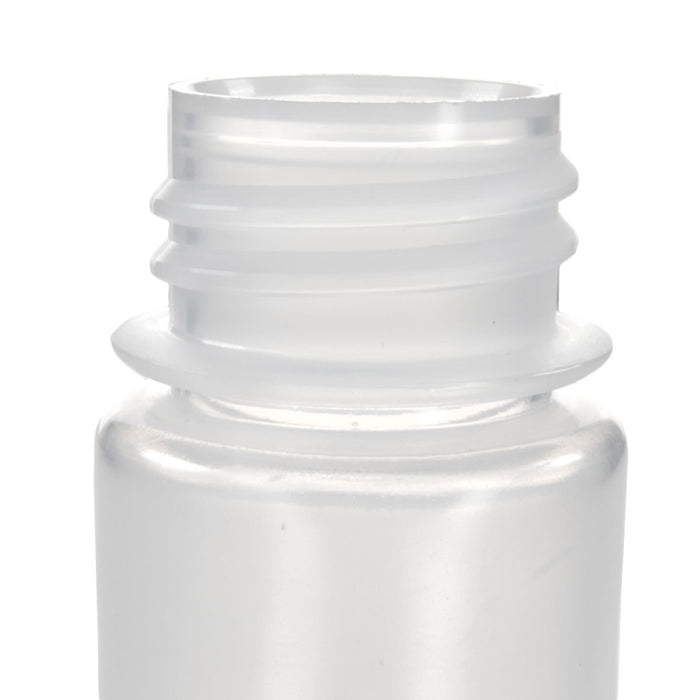 Eisco - 30mL Wide Mouth Polypropylene Translucent Reagent Bottles with Polypropylene Caps, Pack of 12, Non-Sterile, Autoclavable, Leakproof Laboratory Storage Bottles, 0-135°C Temperature Range