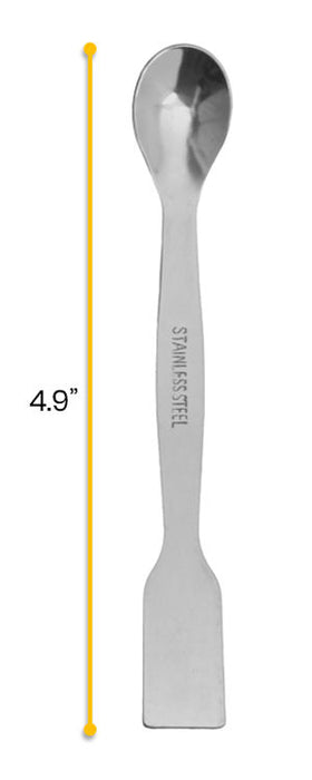 6PK Scoops with Spatula, 4.9" - Stainless Steel, Polished