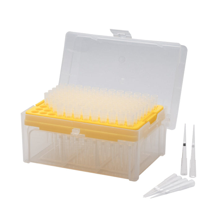 Racked Filter Tips, 300µl - 96 Tips - Graduated - Hydrophobic, Polyethylene Filtered Tips - Sterile, Autoclavable - Eisco Labs