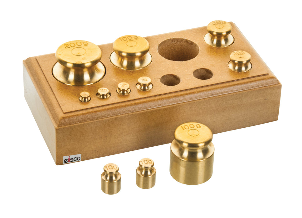 Balance Weight, 500g - PW, Polished Brass - Eisco Labs