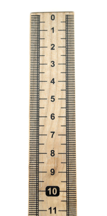 Meter Stick Single Sided Hardwood Metric Meter Stick with Vertical Reading and Zero Top - Eisco Labs