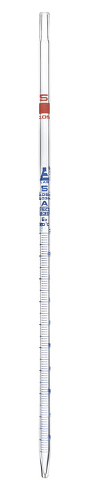 Serological Pipette, 5ml - Class A, Tolerance ±0.030ml  - Borosilicate 3.3 Glass